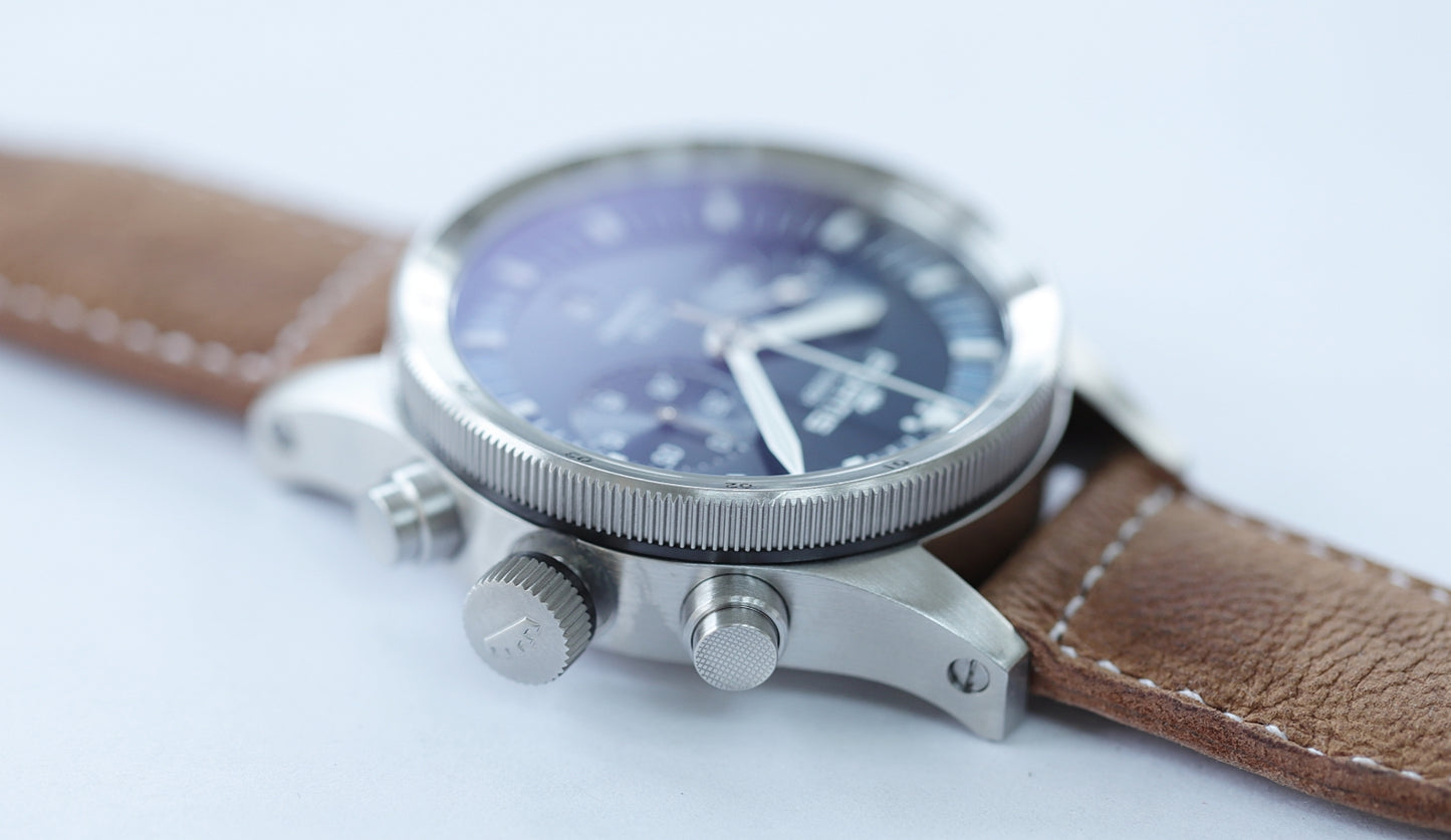 Fortis Flieger F-43 Bicompax Liberty Blue