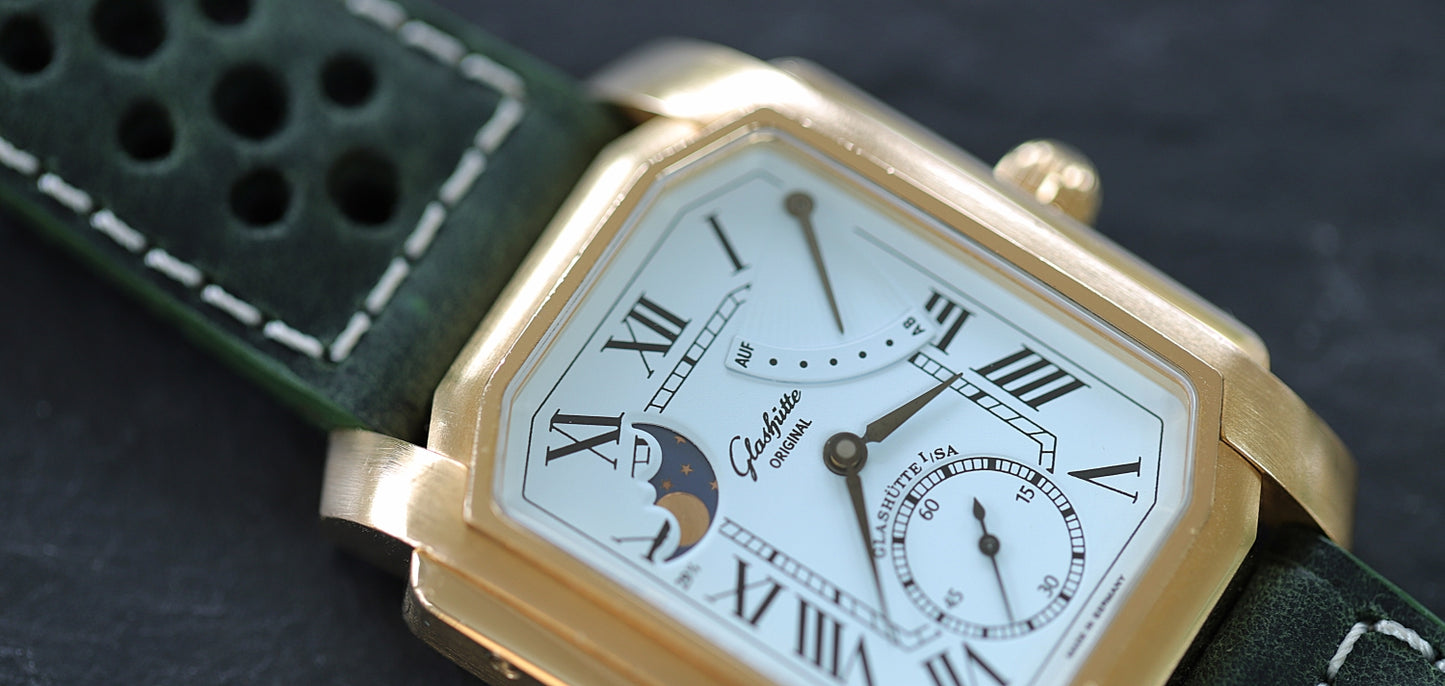 Glashütte Original 1845 Karrée Auf/Ab