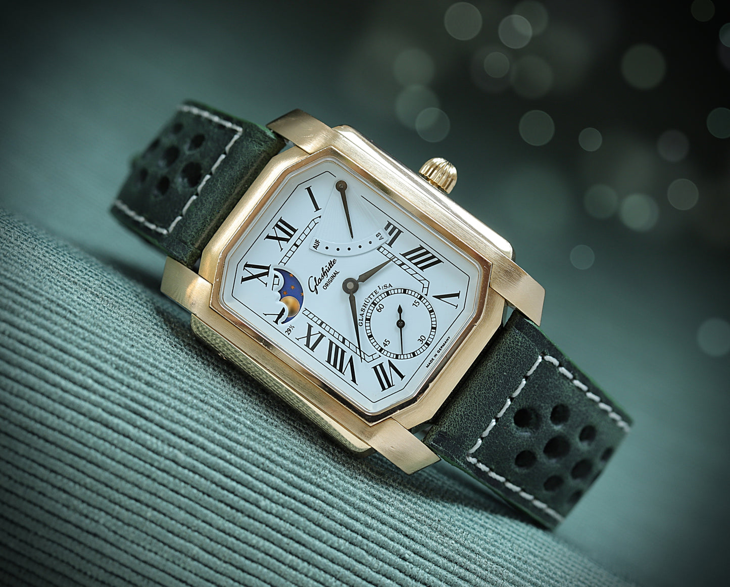 Glashütte Original 1845 Karrée Auf/Ab