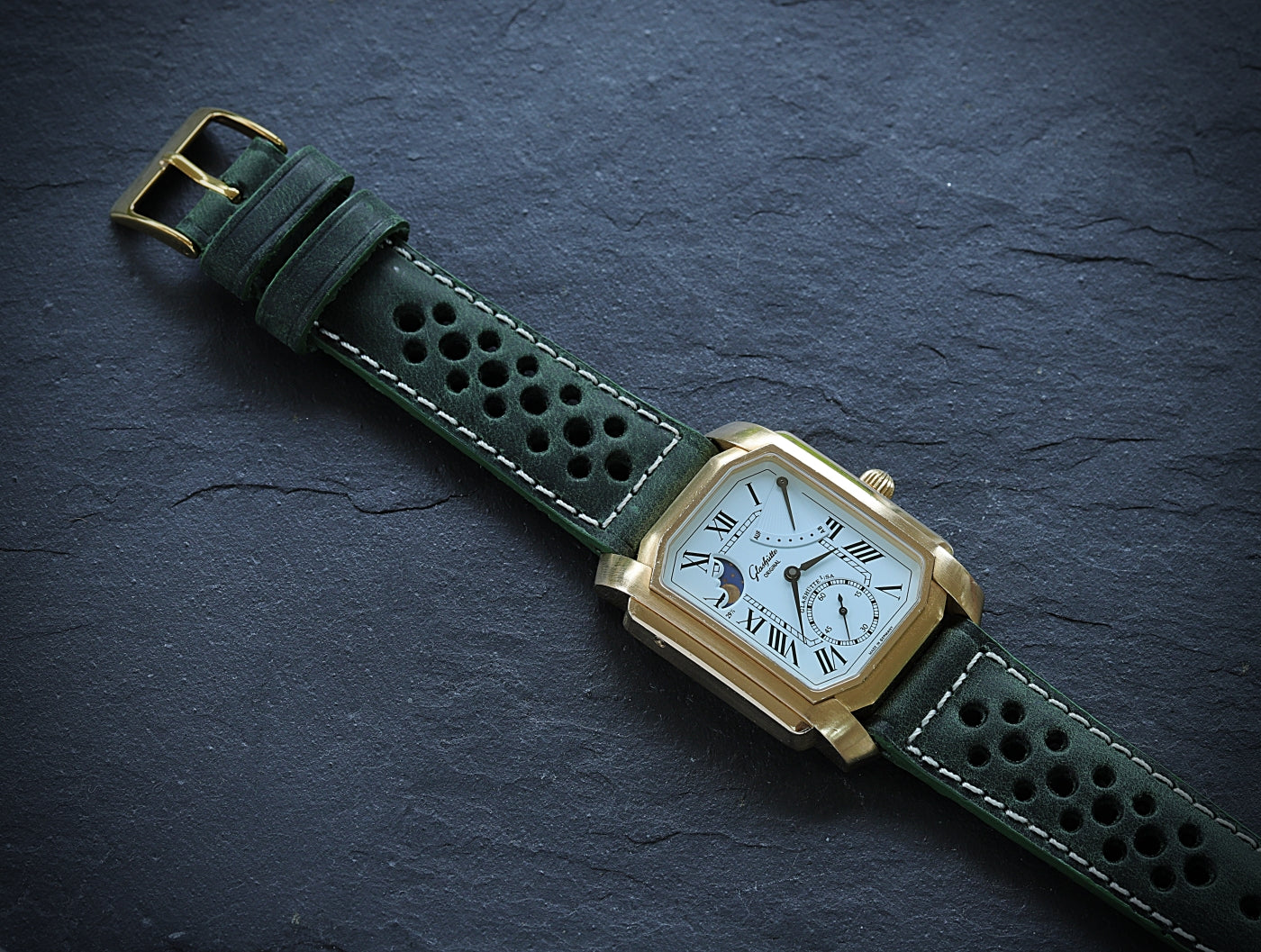 Glashütte Original 1845 Karrée Auf/Ab