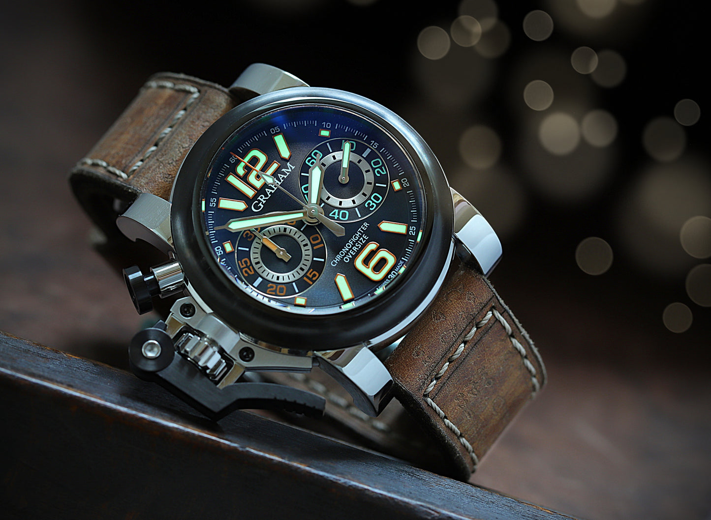 Graham Chronofighter Oversize "Night Ranger"