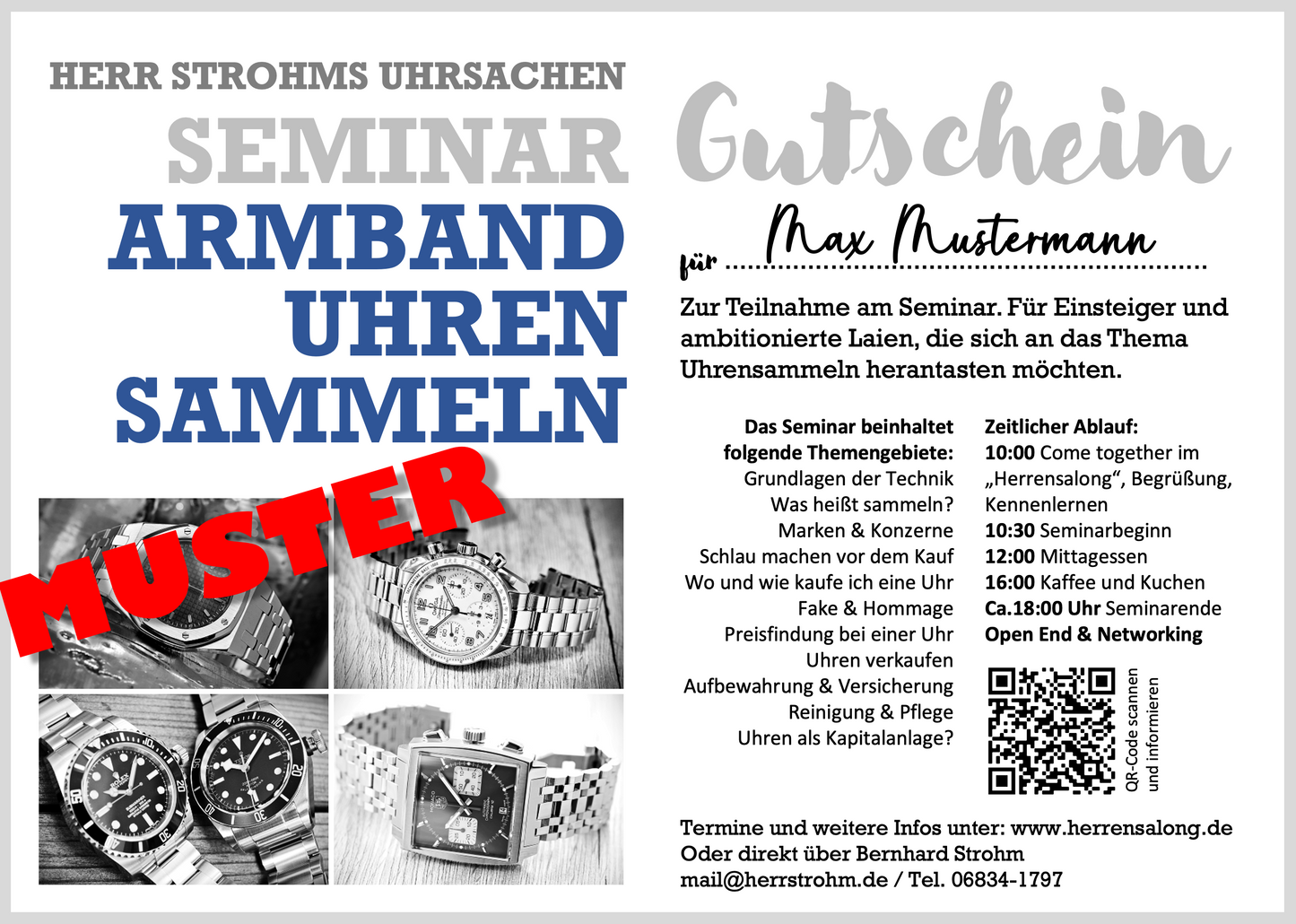 Seminar "Armbanduhren sammeln"
