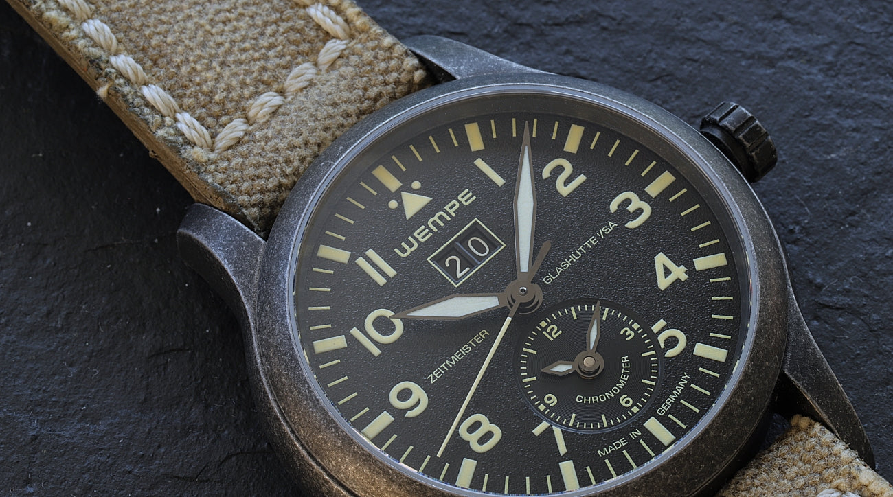 Wempe Zeitmeister Großdatum Antique