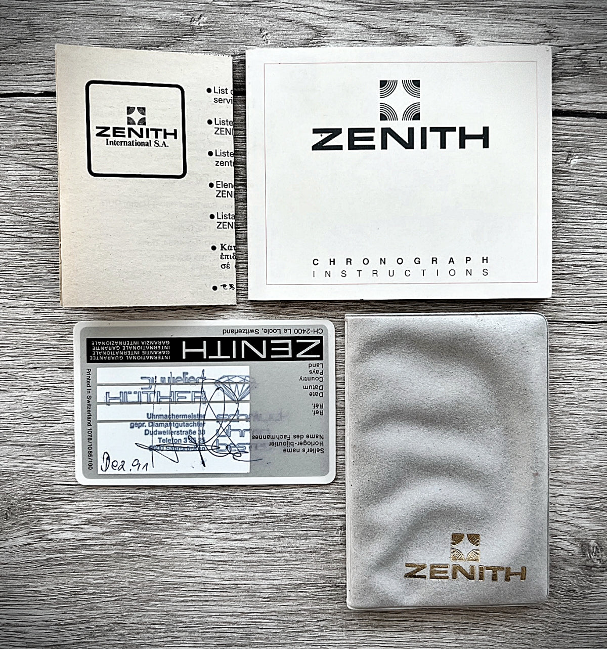 Zenith El Primero "Pacific"
