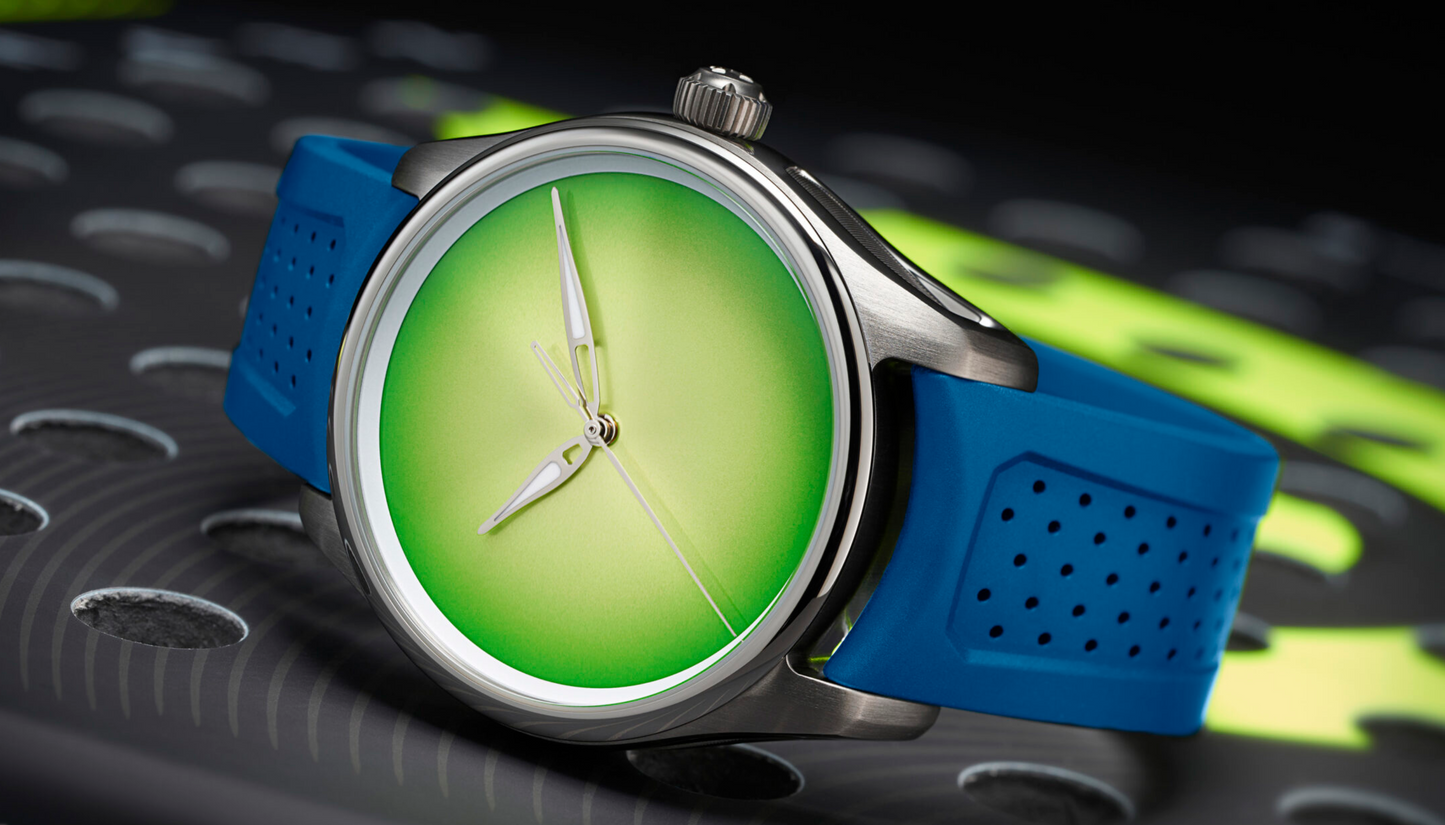 H.Moser & Cie. Pioneer Center Seconds "Citrus Green"