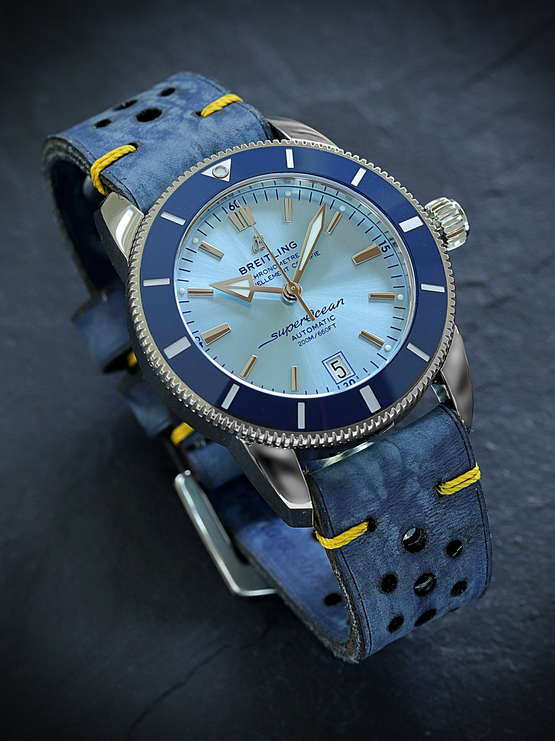 Cinturino Orologio 20mm Acciaio Bicolore Per Breitling Navitimer Chronomat – Nuovo - Foto 2