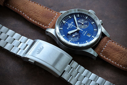 Fortis Flieger F-43 Bicompax Liberty Blue