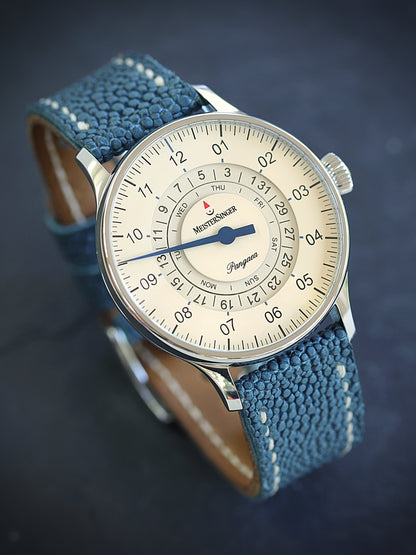 Meistersinger Pangaea Day Date - Elfenbein
