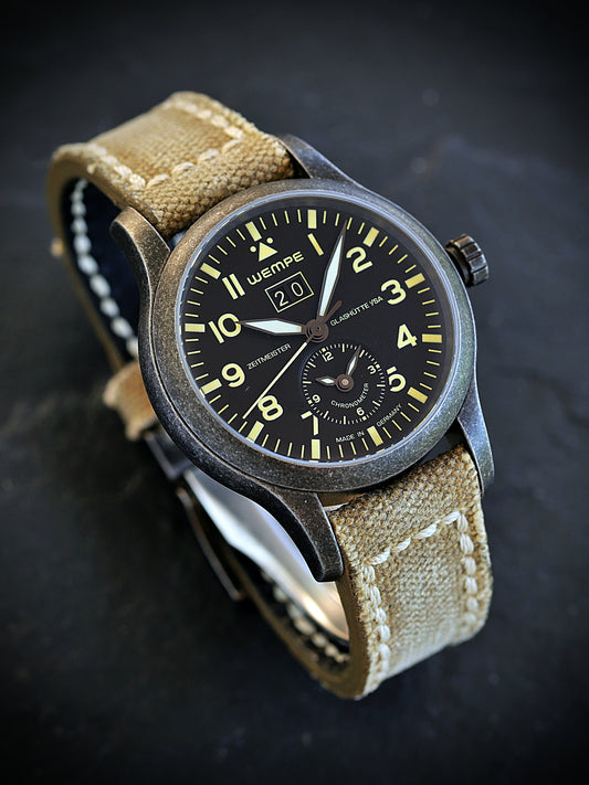 Wempe Zeitmeister Großdatum Antique